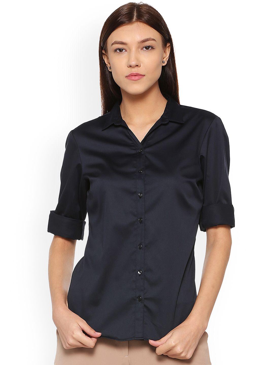 allen-solly-woman-black-solid-casual-shirt