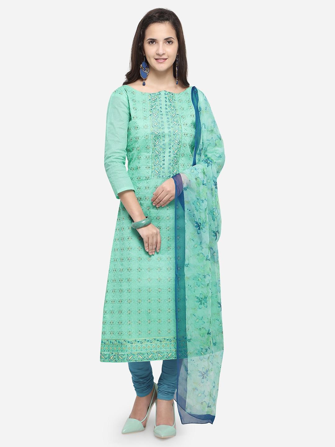 rajnandini-green-&-blue-modal-unstitched-dress-material