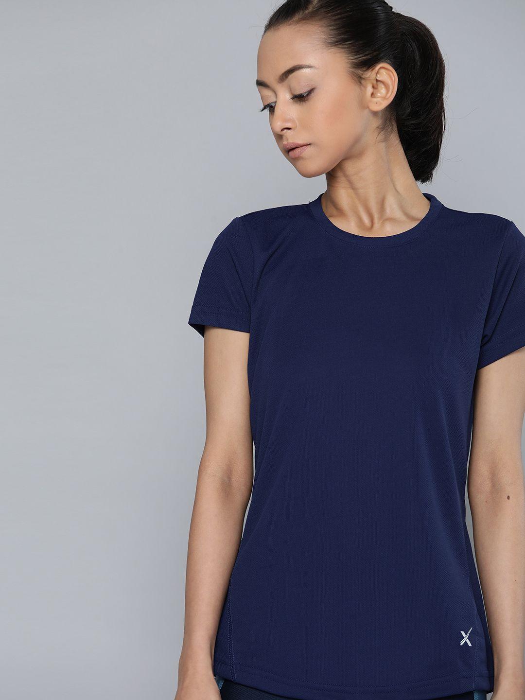 hrx-by-hrithik-roshan-women-navy-blue-rapid-dry-running-t-shirt