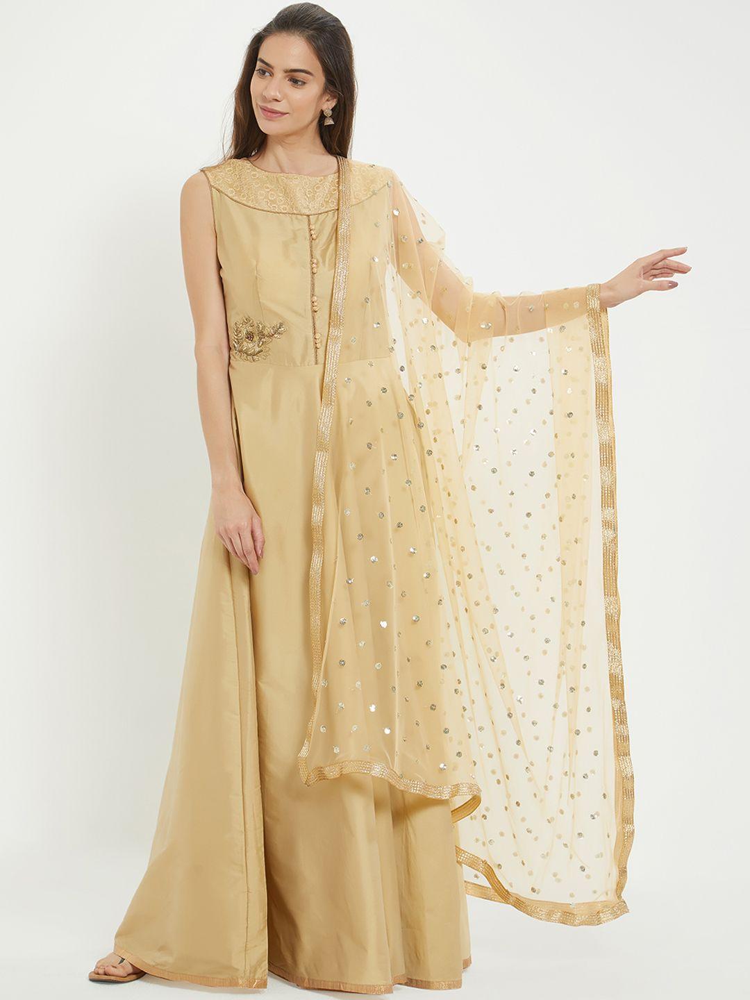 dupatta-bazaar-beige-&-golden-colored-embroidered-dupatta