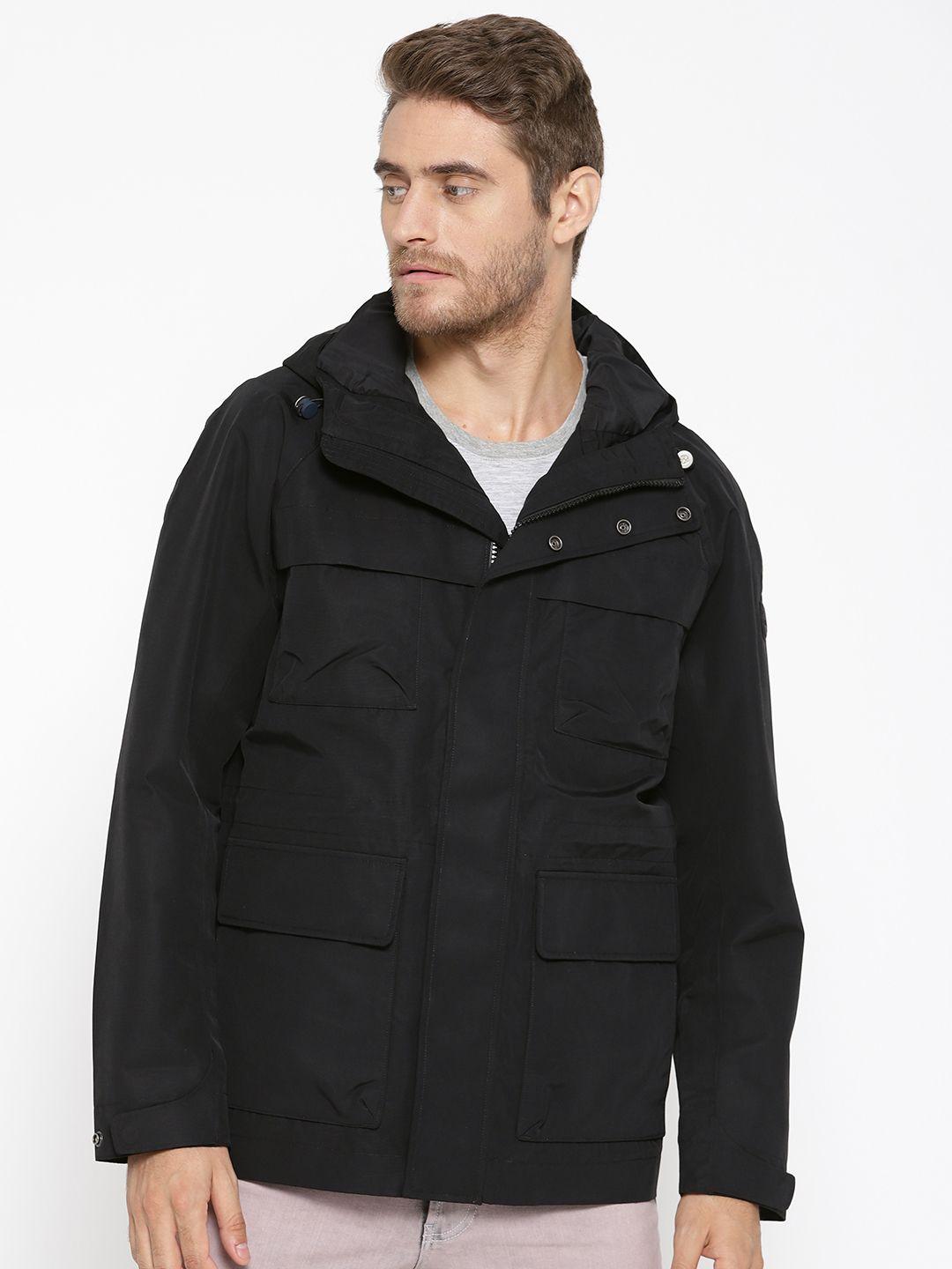 timberland-men-black-solid-af-dv-ragged-hooded-sporty-jacket
