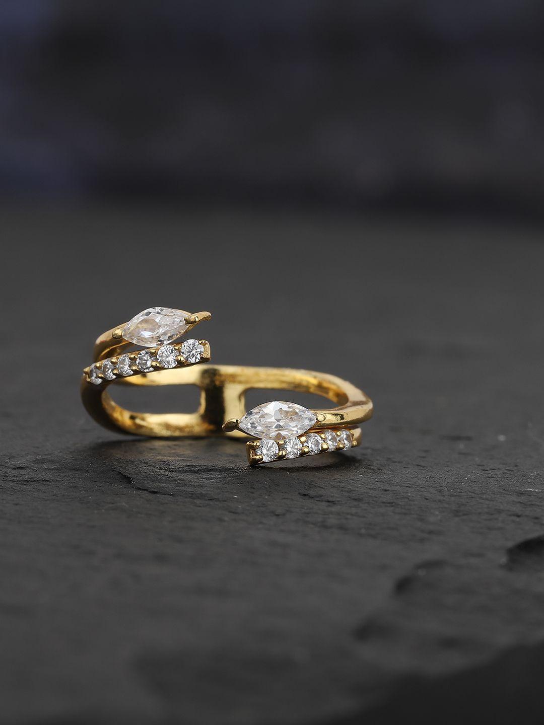 carlton-london-gold-plated-cz-studded-adjustable-finger-ring