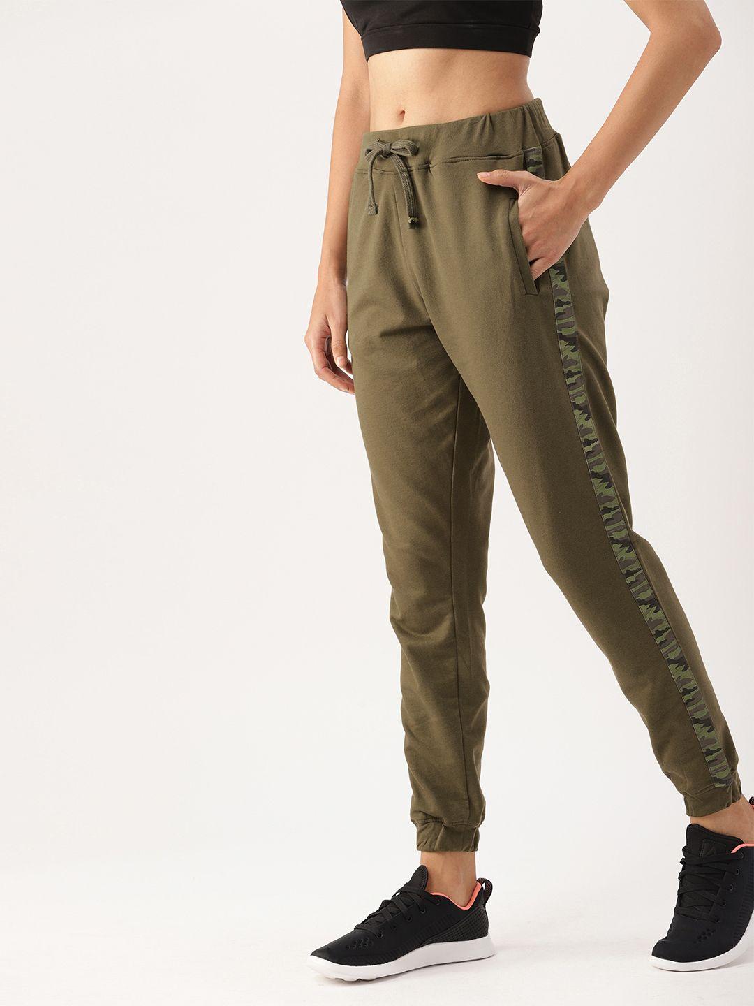 dressberry-women-olive-green-solid-joggers