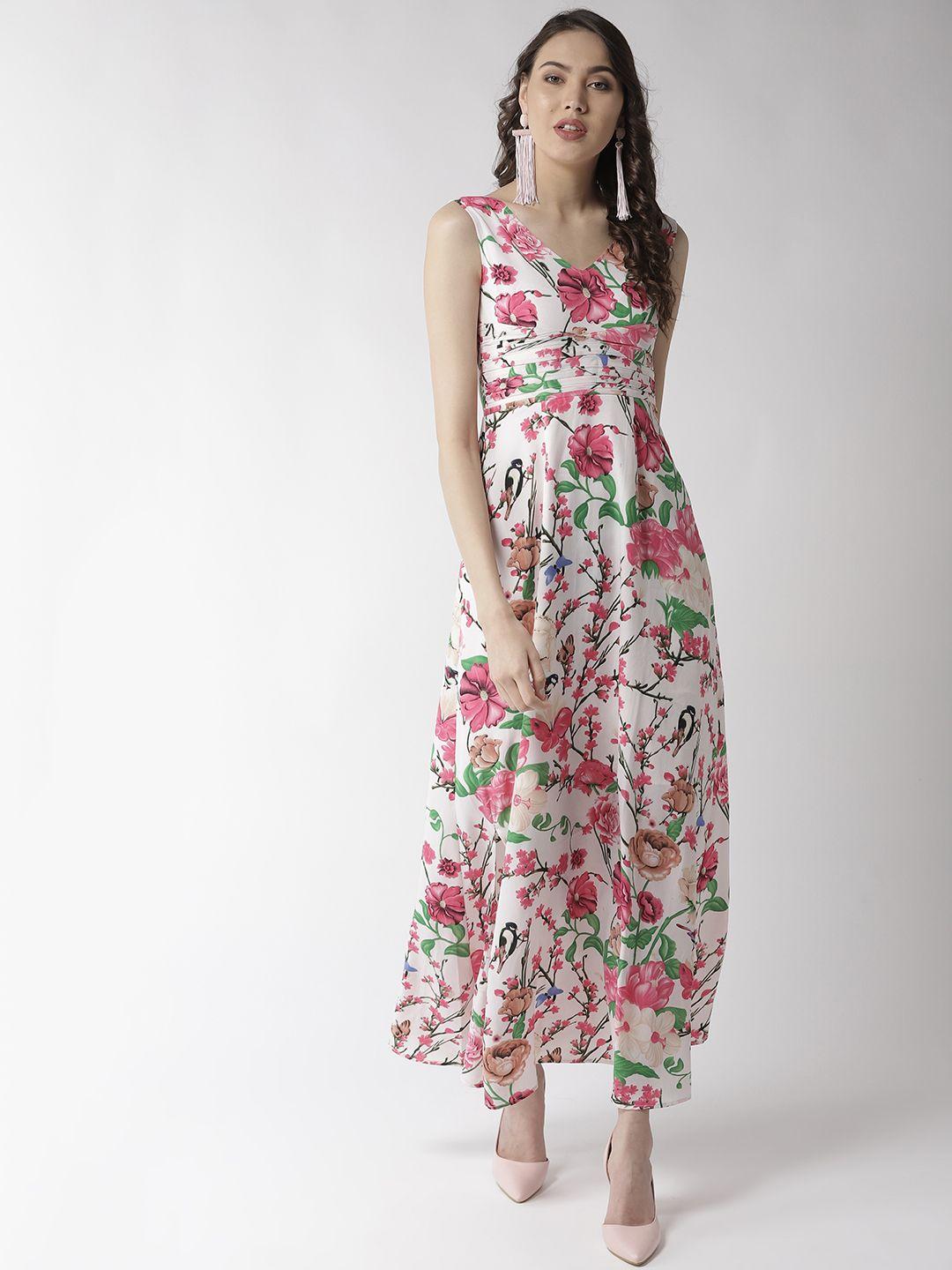mish-women-white-&-pink-floral-print-maxi-dress