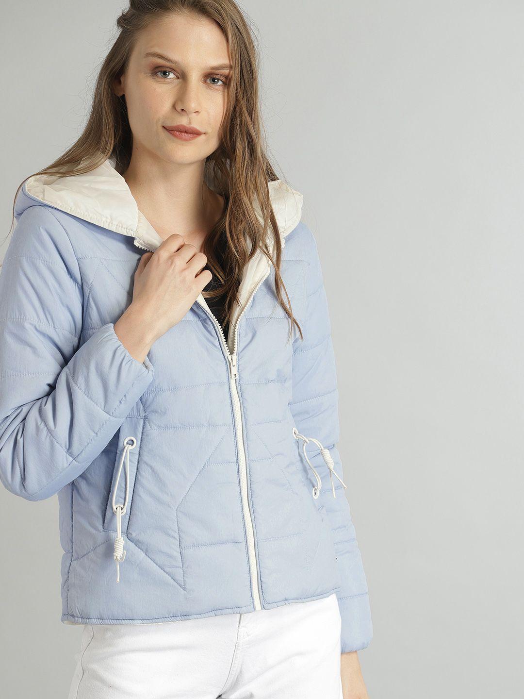 the-roadster-lifestyle-co-women-blue-solid-quilted-jacket