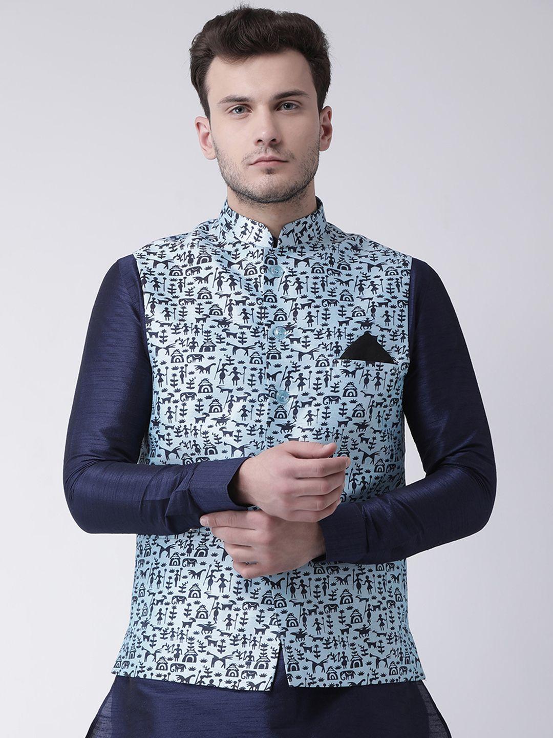 deyann-blue-printed-nehru-jacket