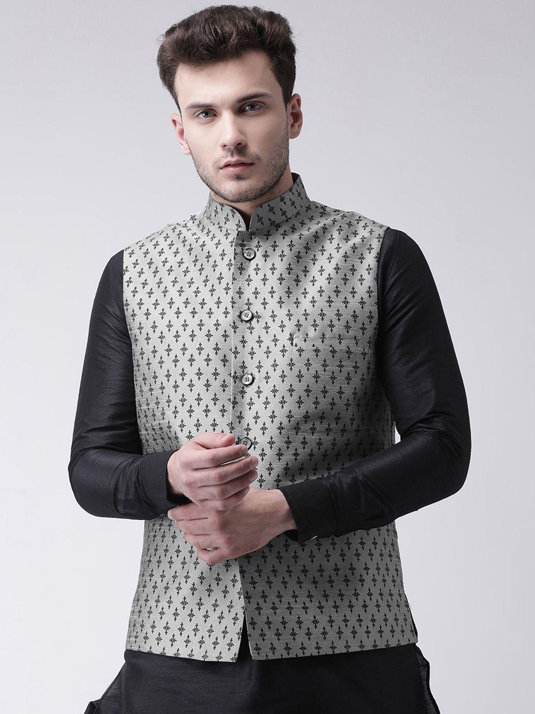 deyann-men-grey-printed-nehru-jacket