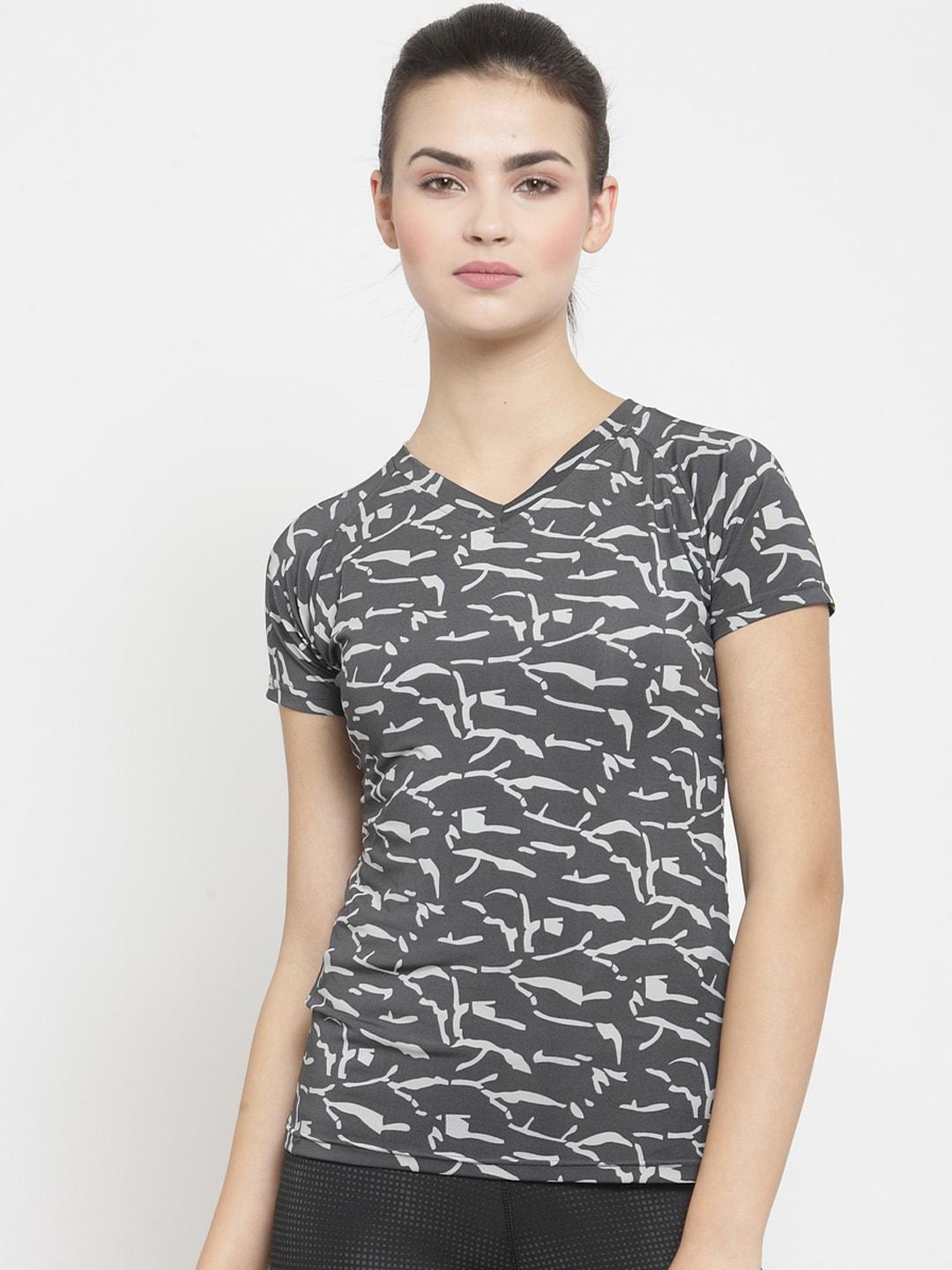 boston-club-women-grey-printed-v-neck-slim-fit-dr-fit-t-shirt