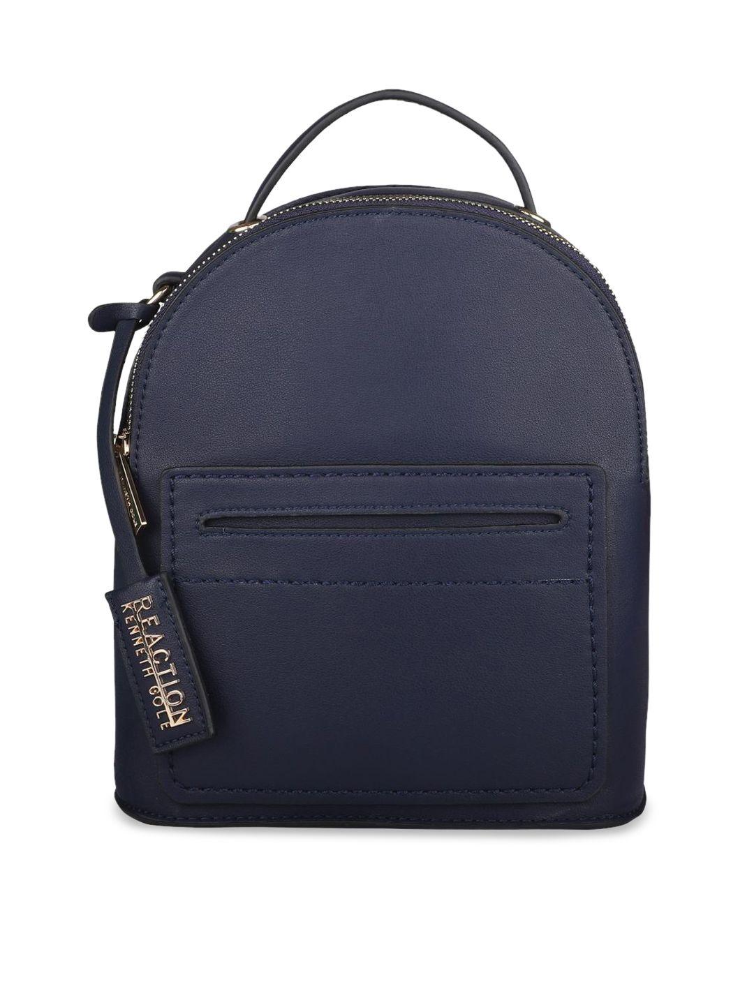 kenneth-cole-women-navy-blue-solid-backpack