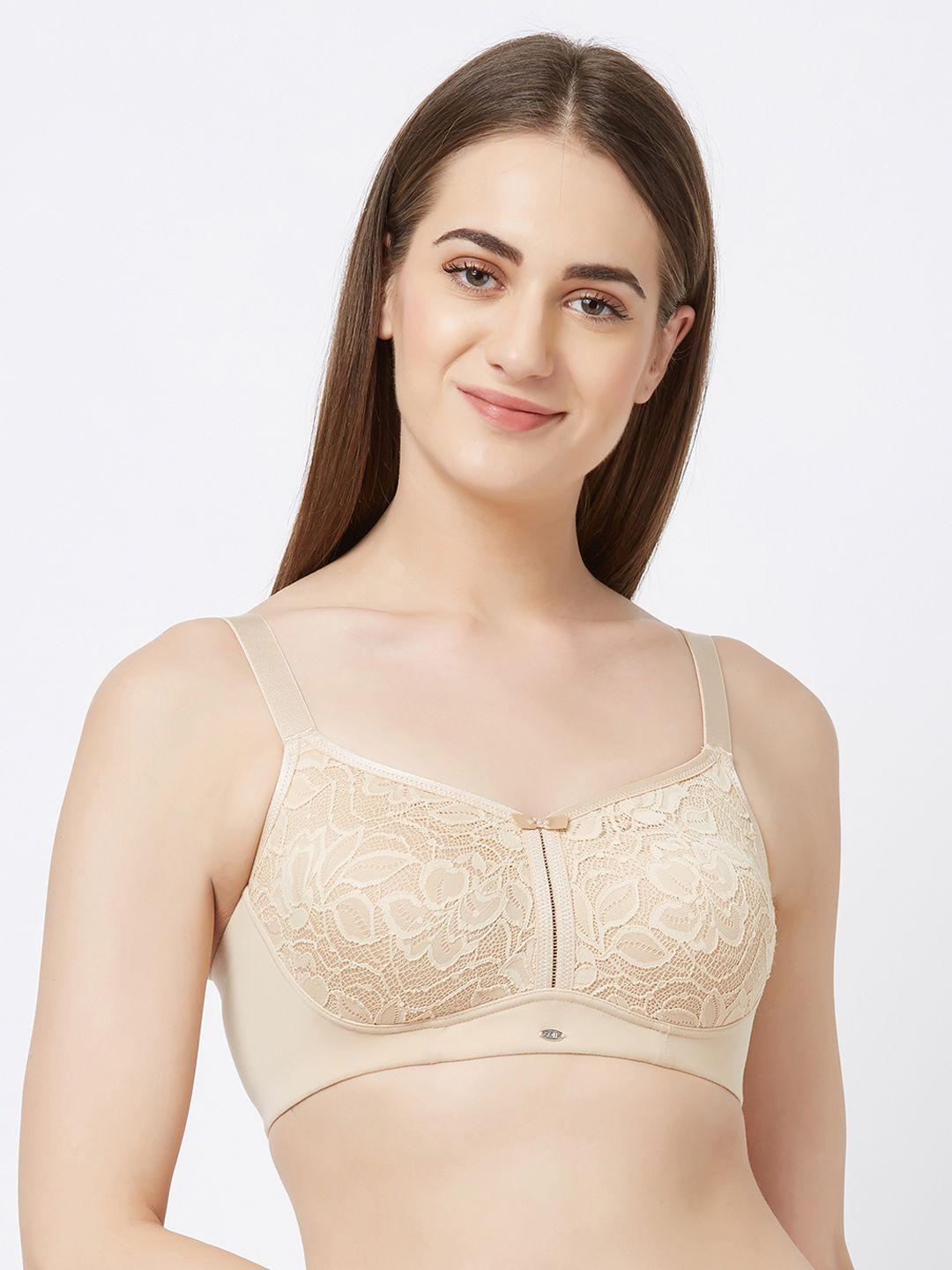 soie-nude-lace-non-wired-non-padded-full-coverage-everyday-bra-fb-705nude