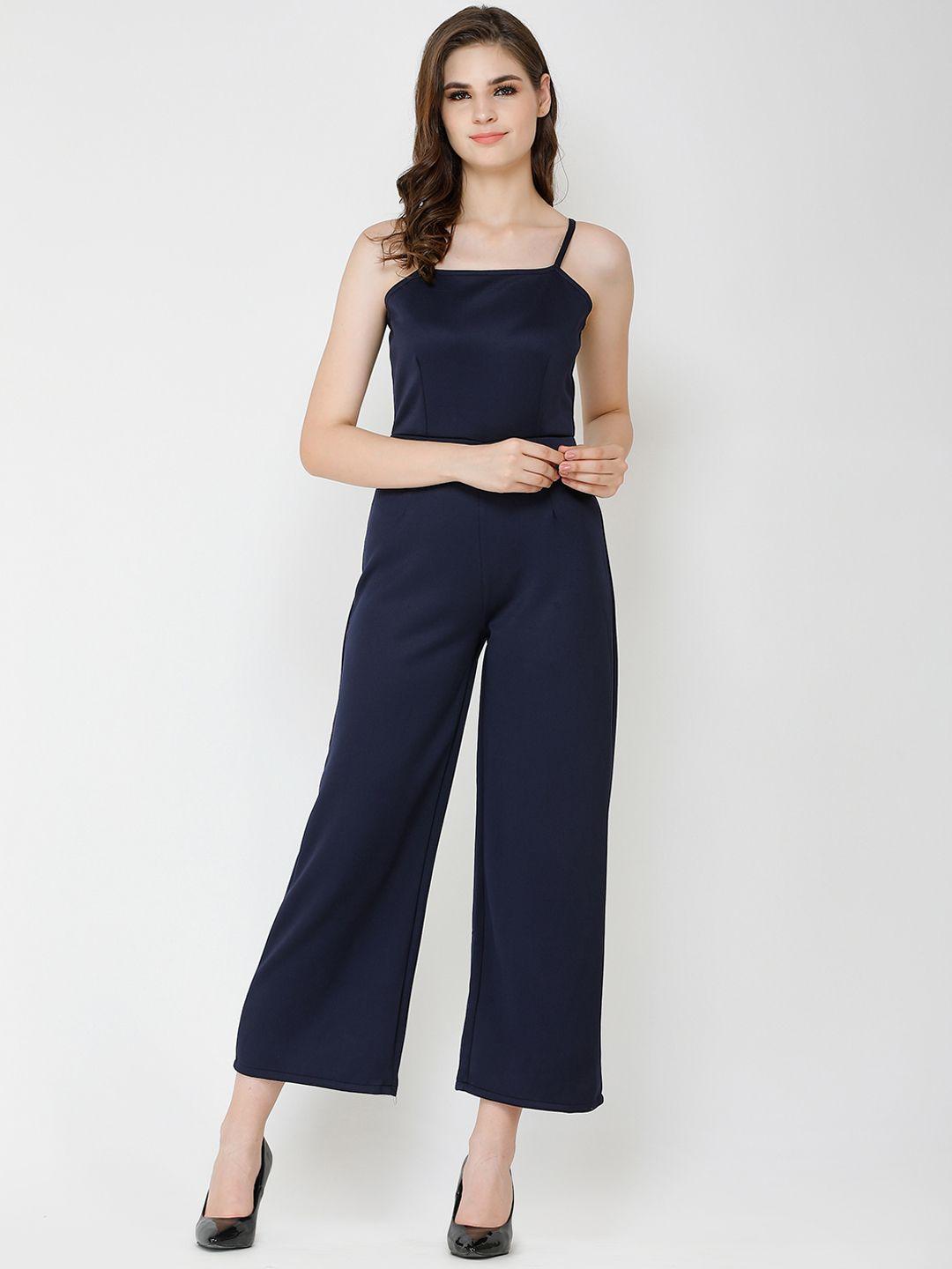 cation-women-navy-blue-solid-basic-jumpsuit