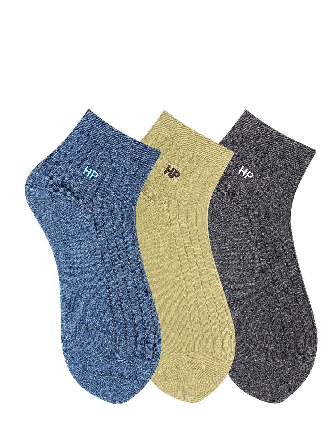 hush-puppies-men-pack-of-3-assorted-solid-ankle-length-socks