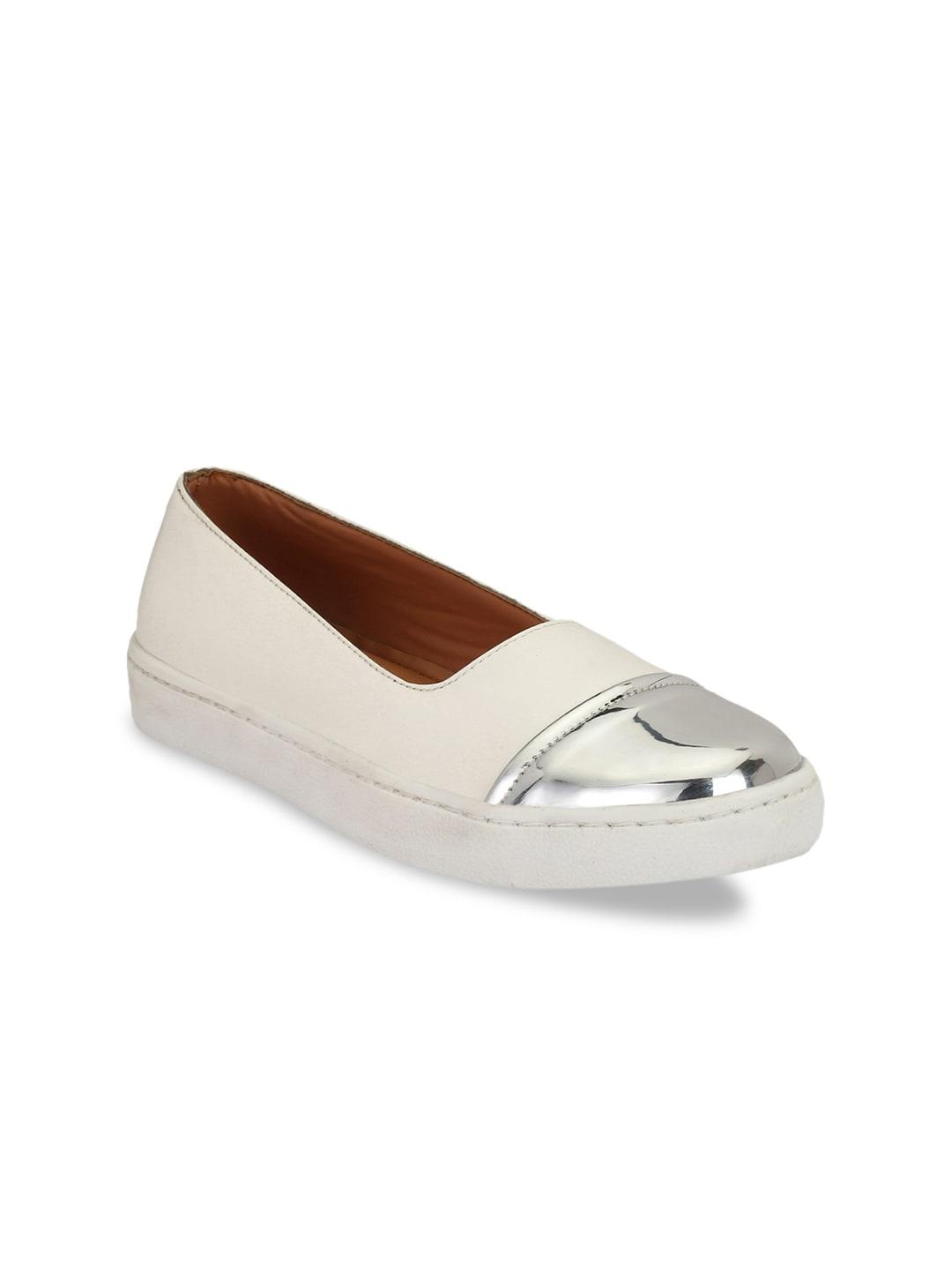 aady-austin-women-white-&-silver-toned-slip-on-sneakers