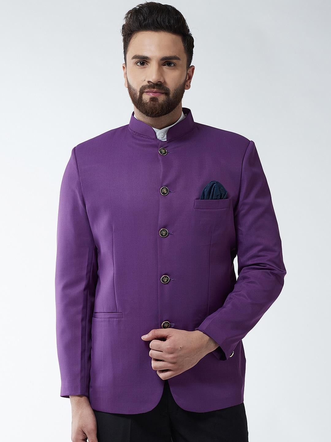 sojanya-men-purple-solid-blazer