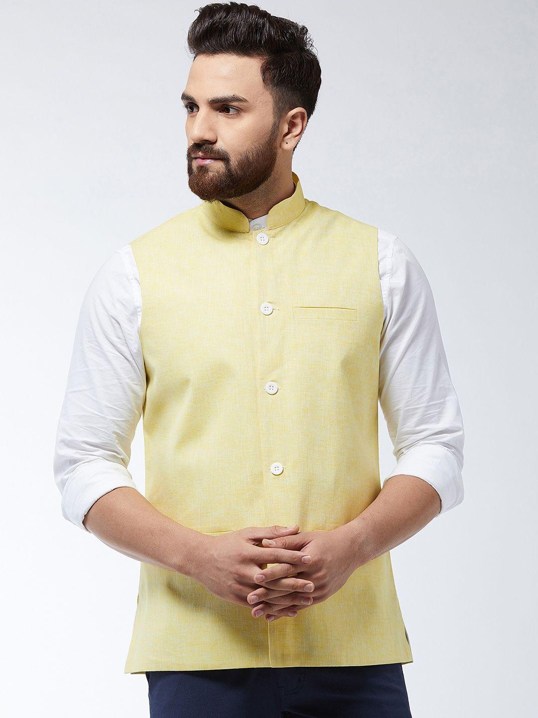 sojanya-men-yellow-solid-nehru-jacket