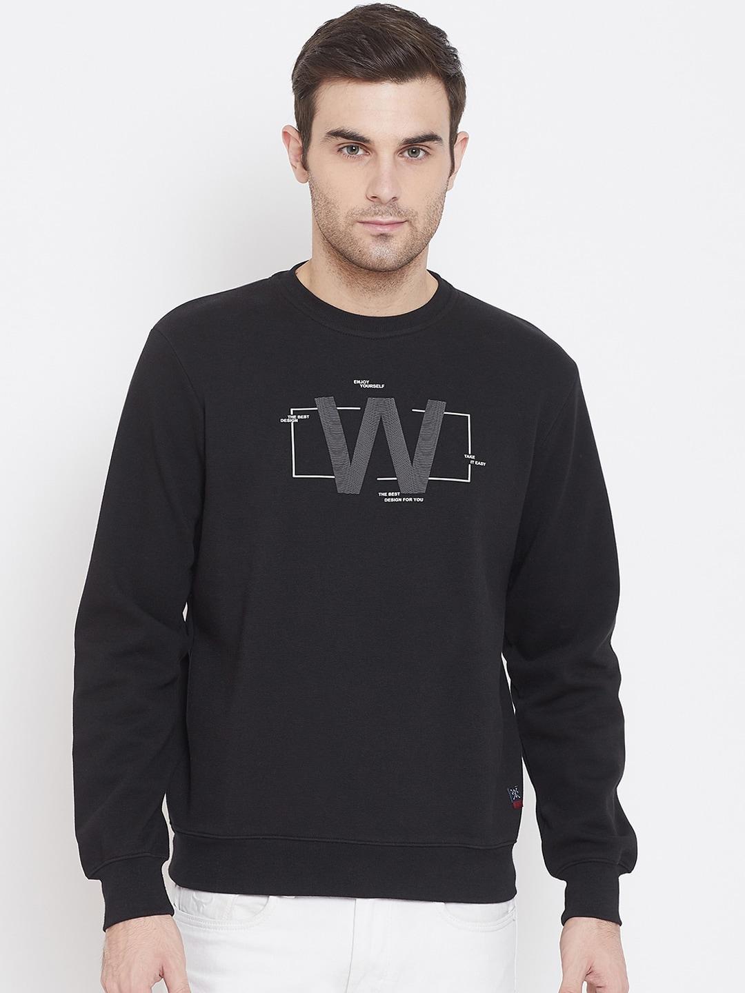 crimsoune-club-men-black-printed-sweatshirt