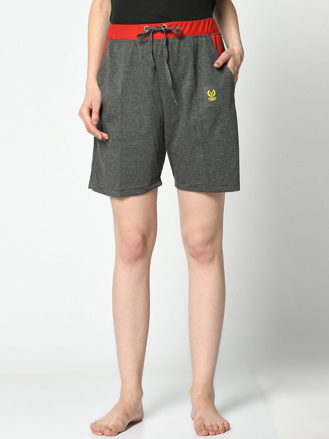 vimal-jonney-women-grey-lounge-shorts