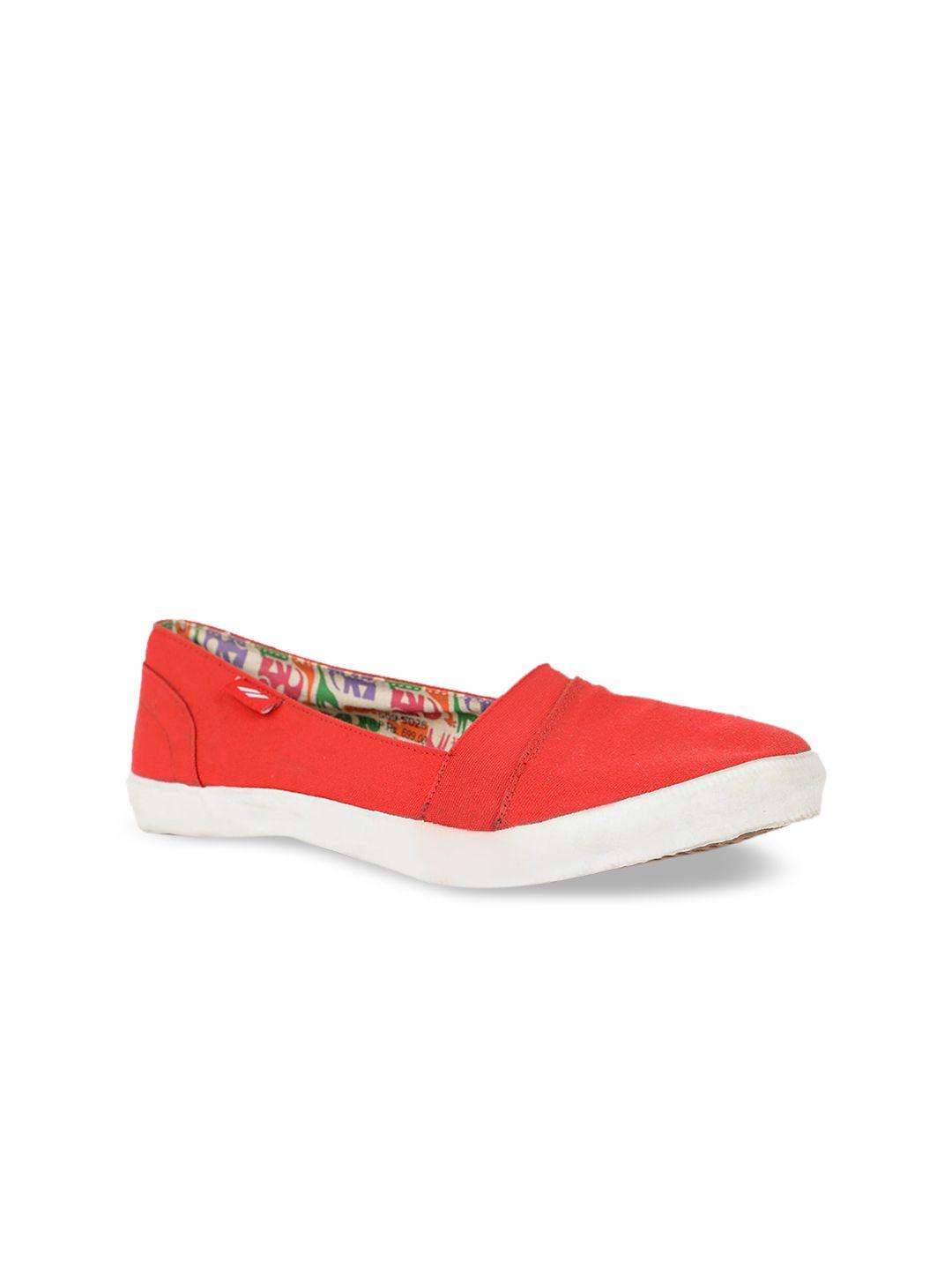 bata-women-red-solid-slip-on-sneakers