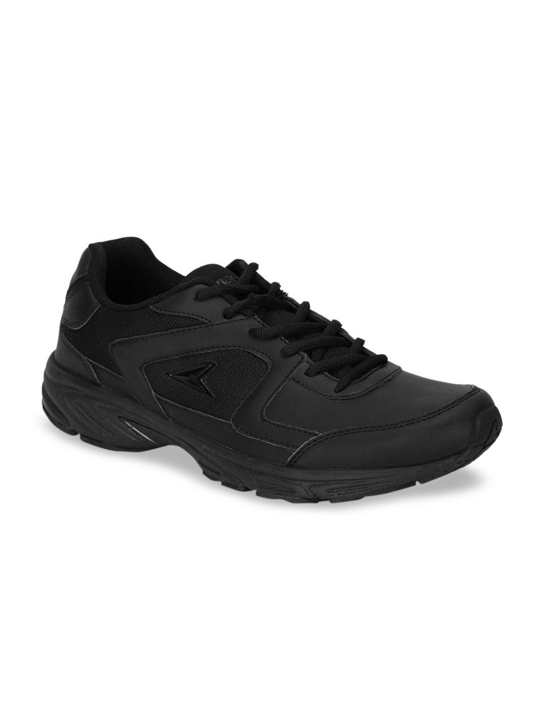 bata-men-black-textured-sneakers