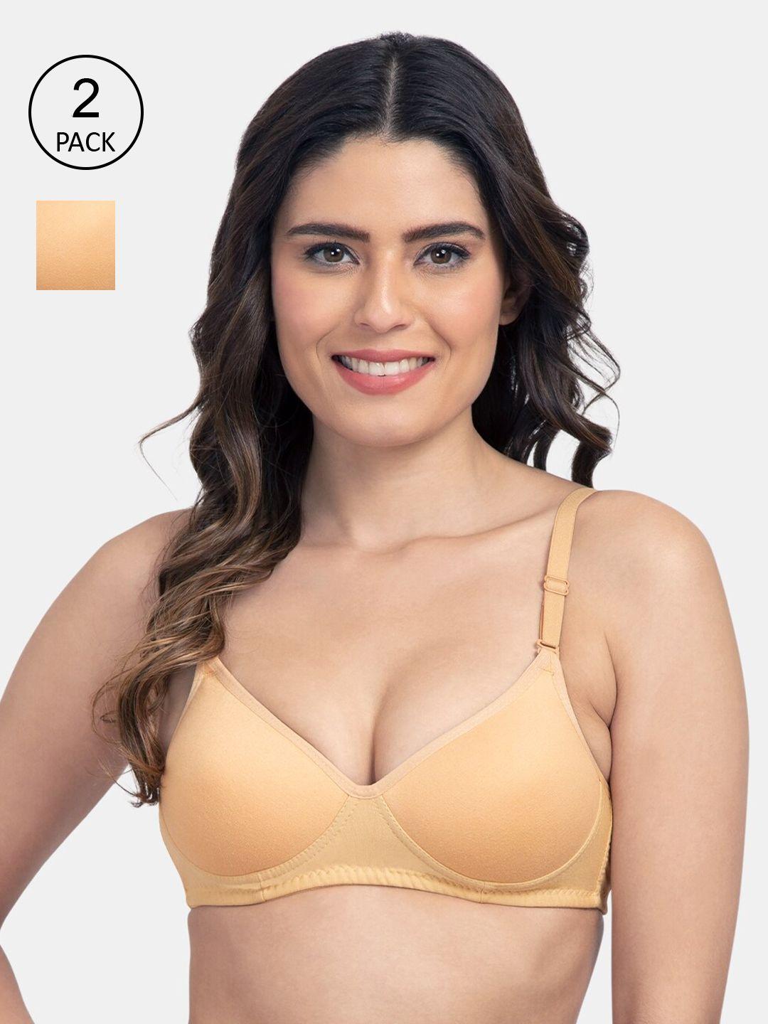 komli-pack-of-2-solid-non-wired-lightly-padded-everyday-bra-k-9555-2pc-sk