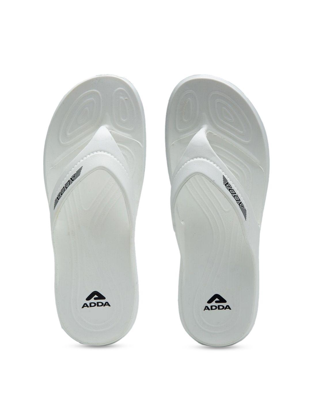adda-men-white-solid-thong-flip-flops