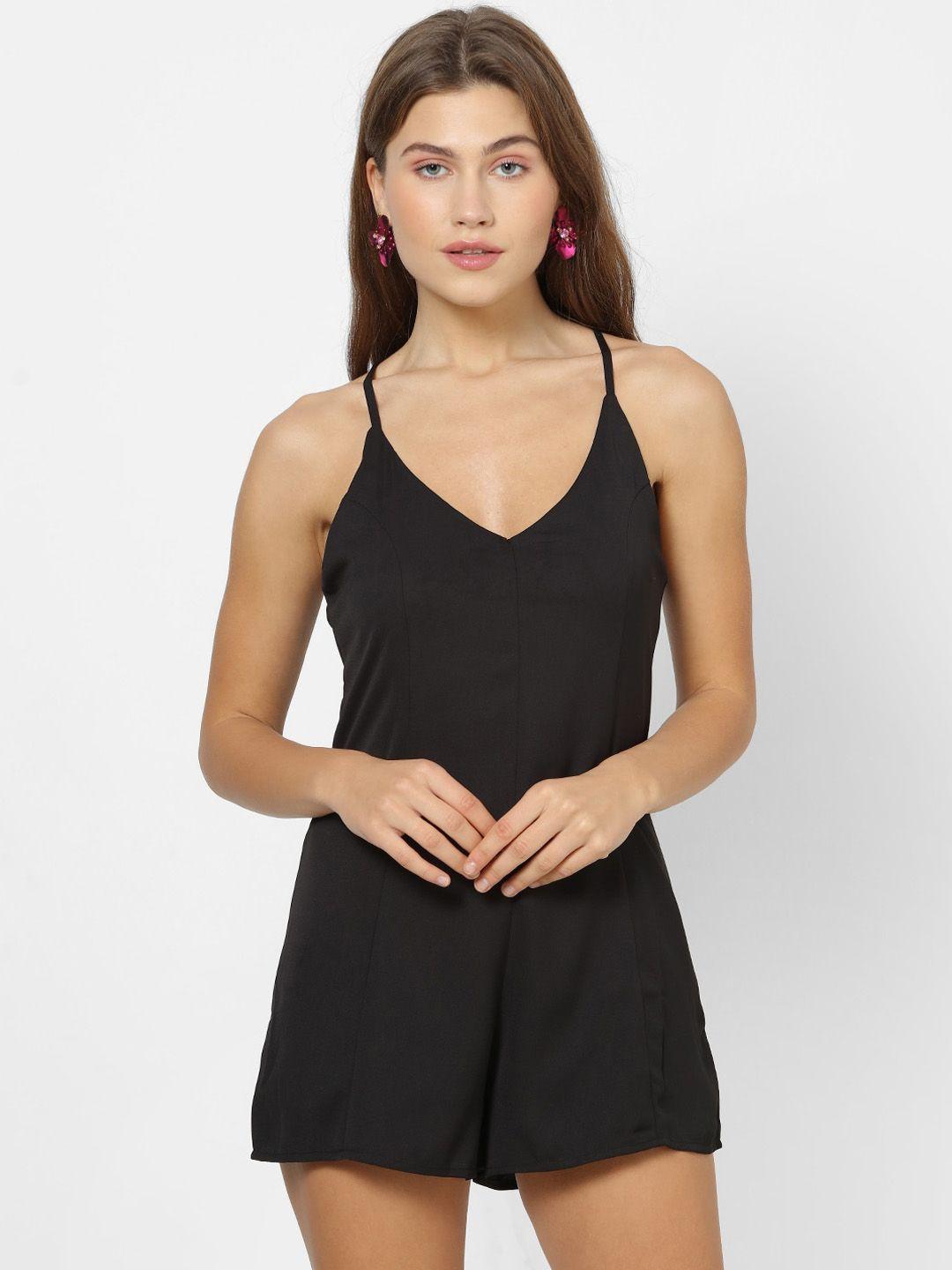 forever-21-women-black-solid-playsuit