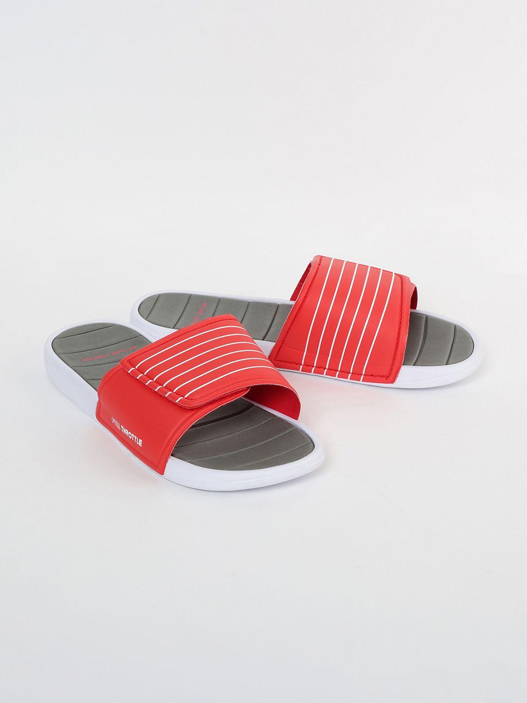 fame-forever-by-lifestyle-boys-red-&-white-striped-sliders