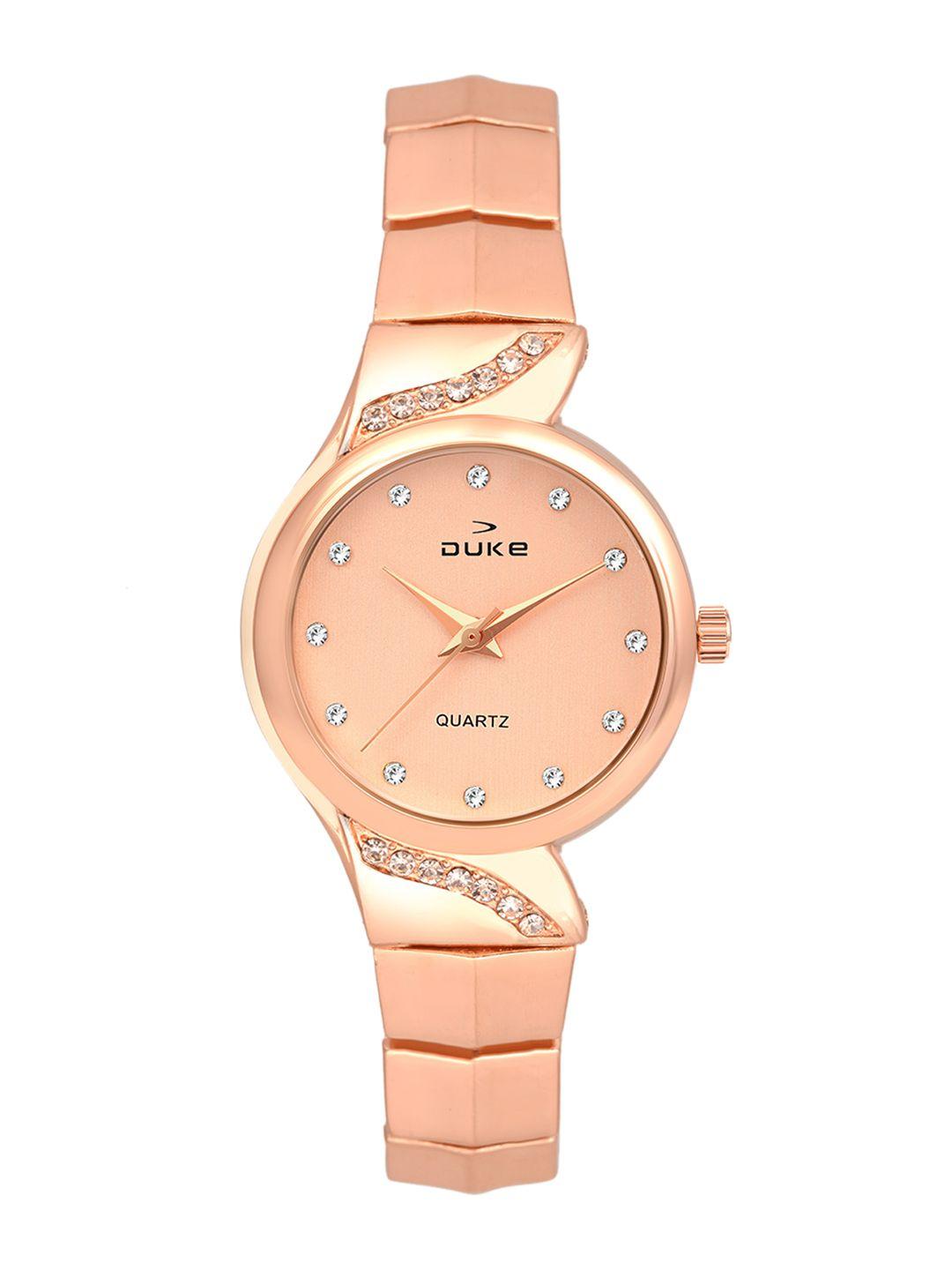 duke-women-rose-gold-toned-analogue-watch-dk7011rw02c