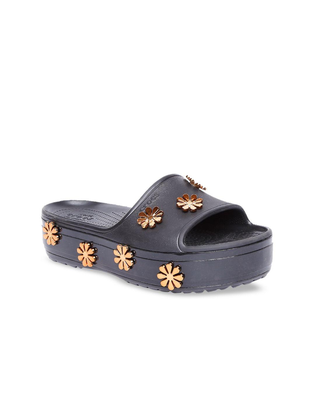 crocs-crocband--women-black--gold-coloured-embellished-croband-pf-flatform-heels