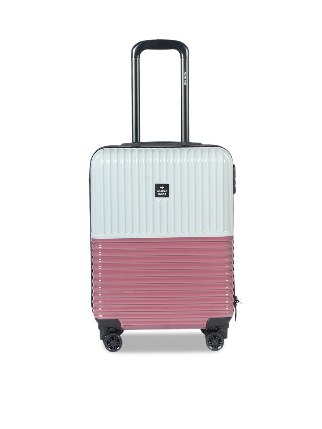 nasher-miles-rose-gold-toned-&-silver-toned-colourblocked-istanbul-hard-sided-trolley-suitcase