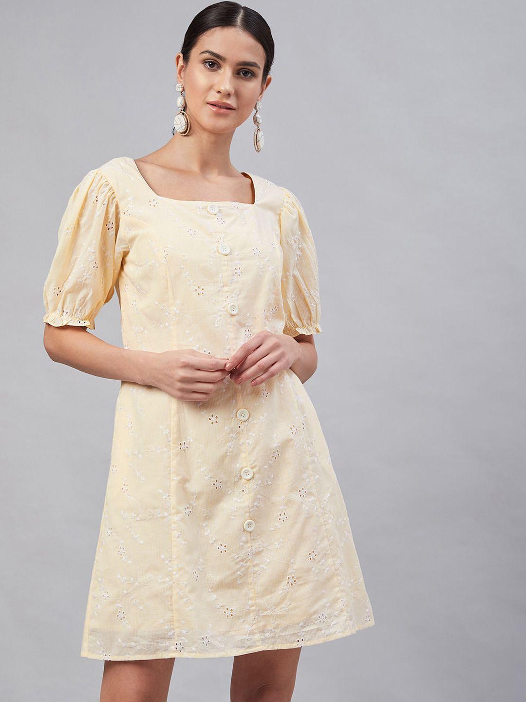 marie-claire-women-yellow-schiffli-embroidered-a-line-dress