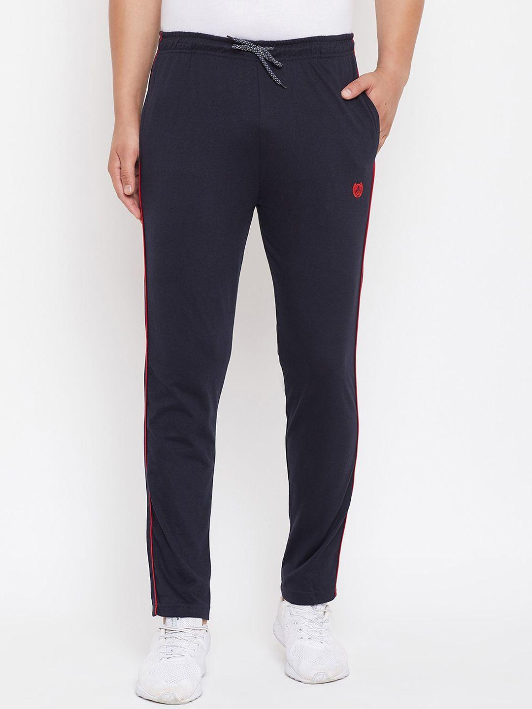 adobe-men-navy-blue-solid-straight-fit-track-pants