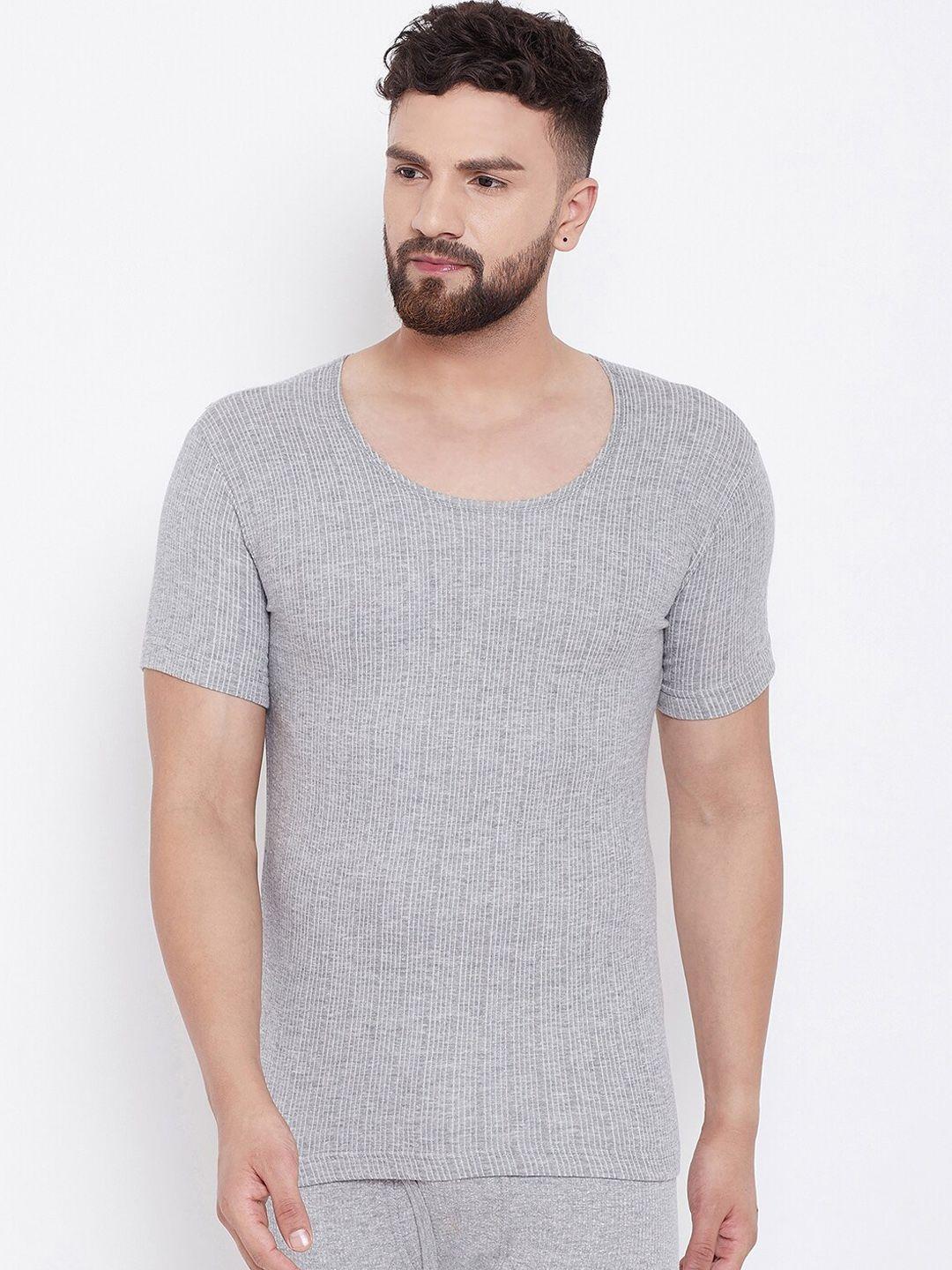 neva-men-grey-striped-thermal-t-shirt
