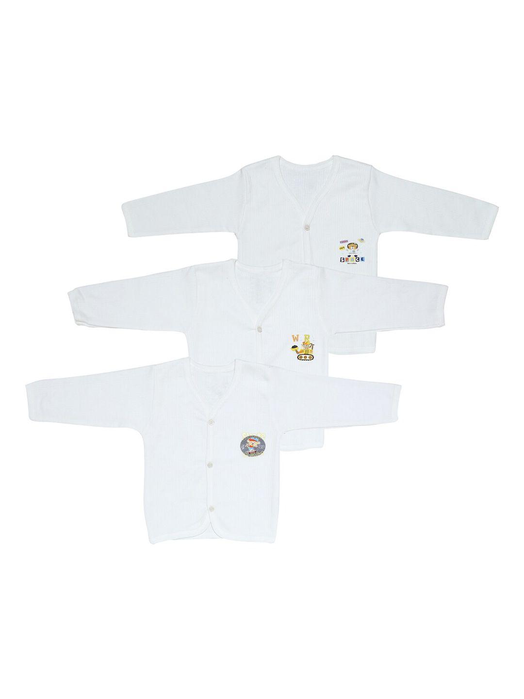 yk-infant-kids-pack-of-3-off-white-self-design-thermal-tops
