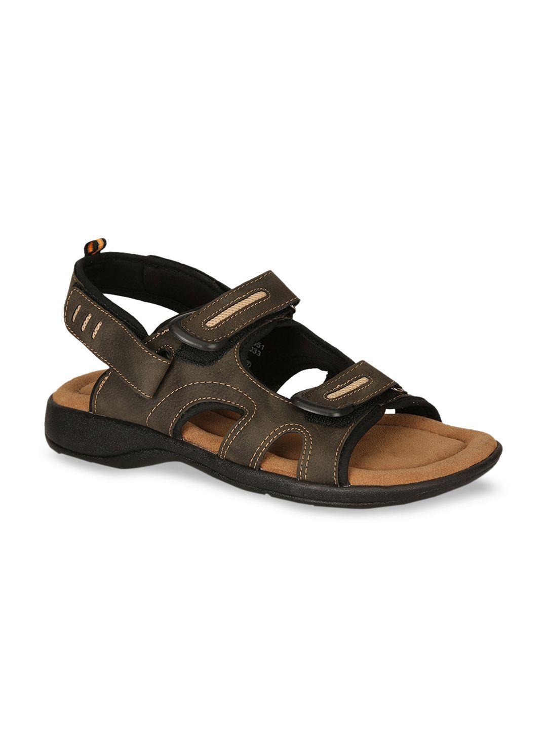 bata-men-brown-solid-sports-sandals