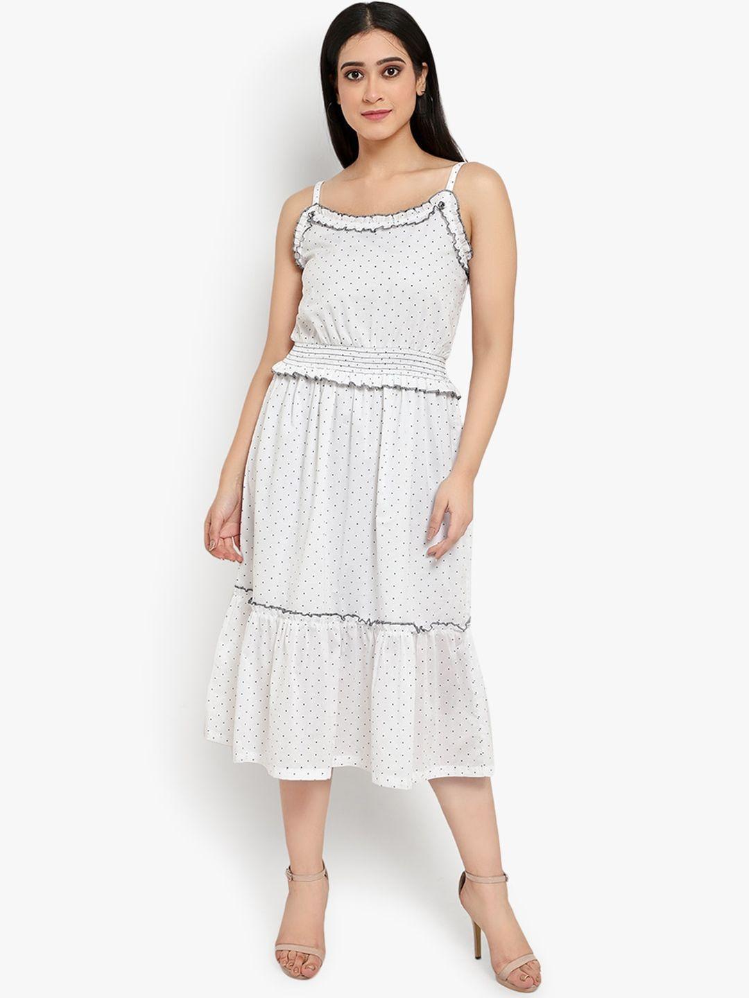 ayaany-women-white-printed-fit-and-flare-dress