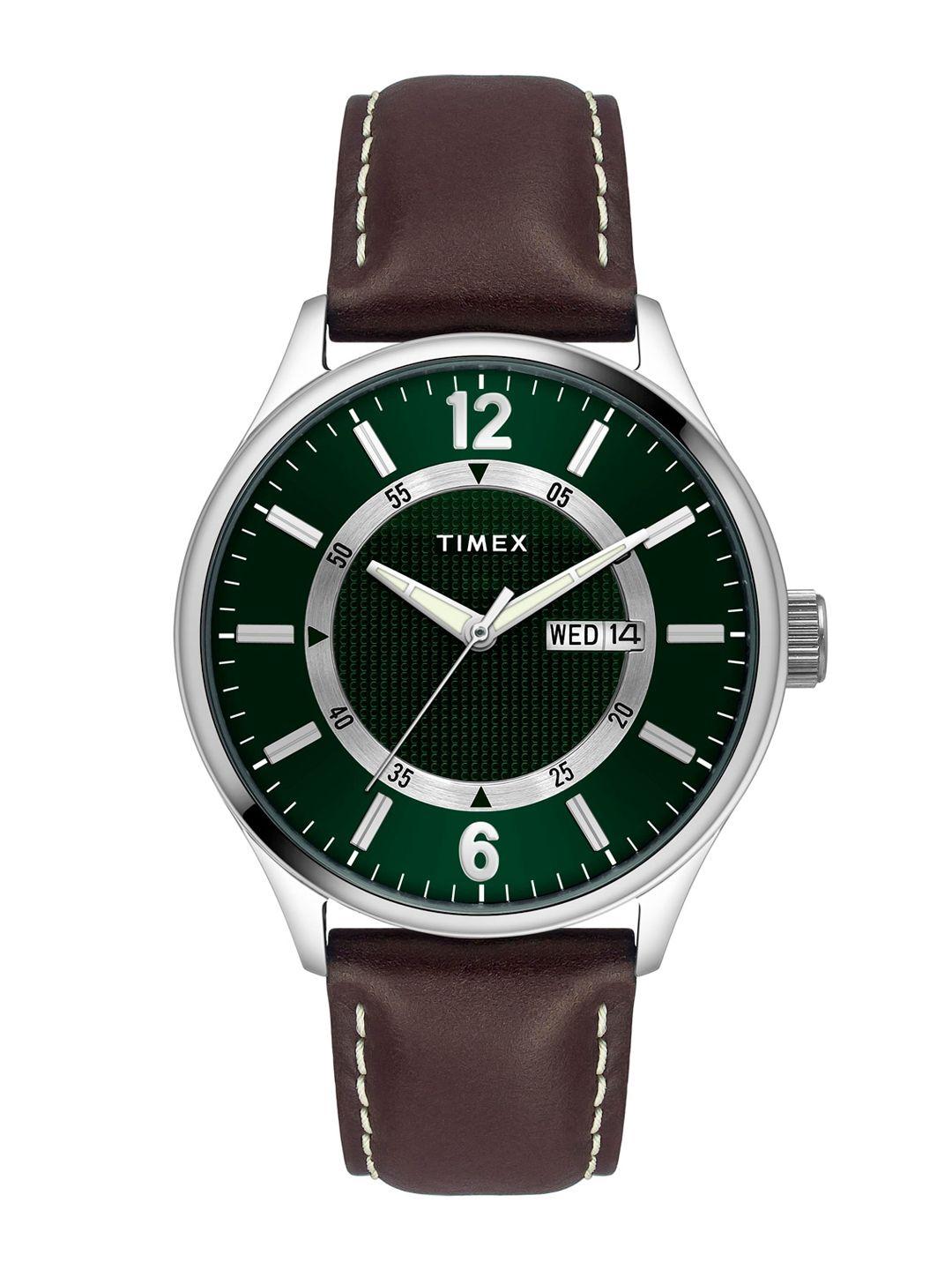 timex-men-green-analogue-watch---tweg19801