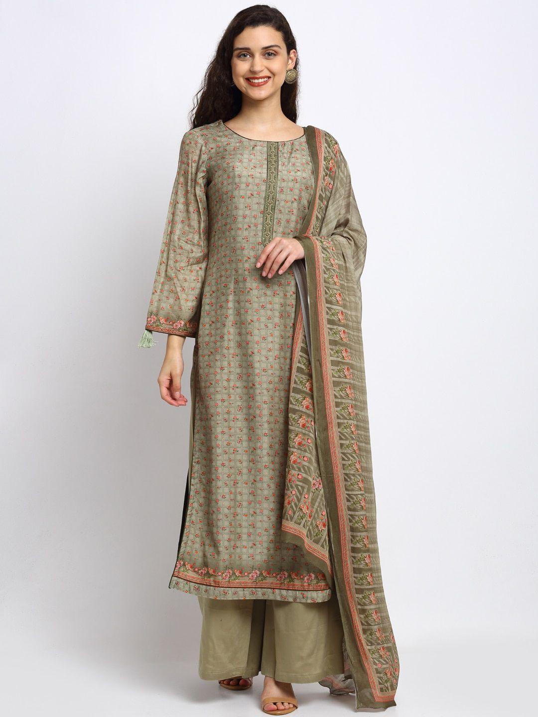 stylee-lifestyle-green-&-pink-art-silk-unstitched-dress-material
