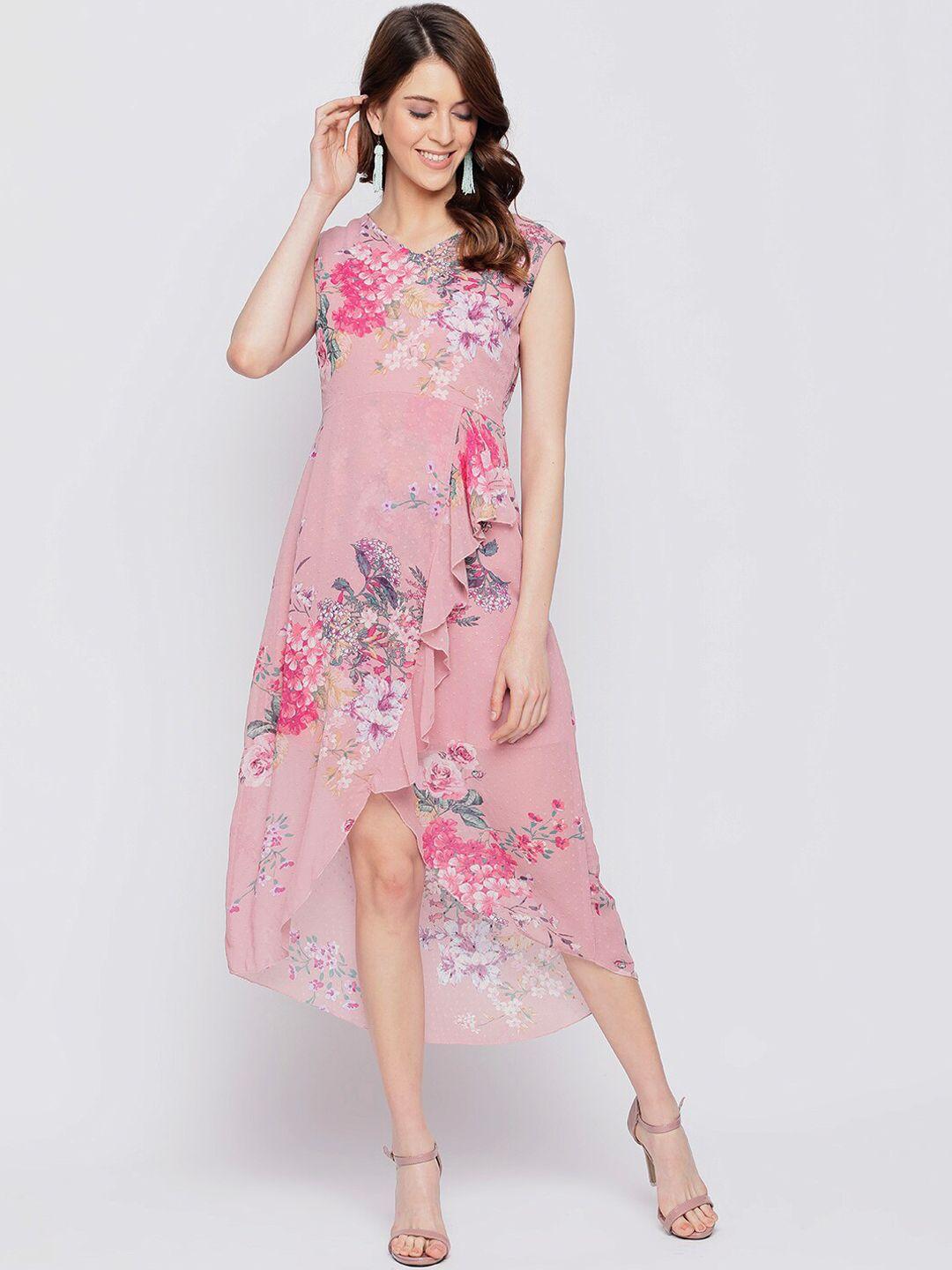 akimia-women-pink-printed-a-line-dress