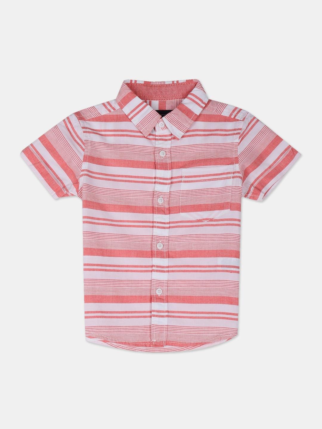 cherokee-boys-red-&-off-white-regular-fit-striped-casual-shirt