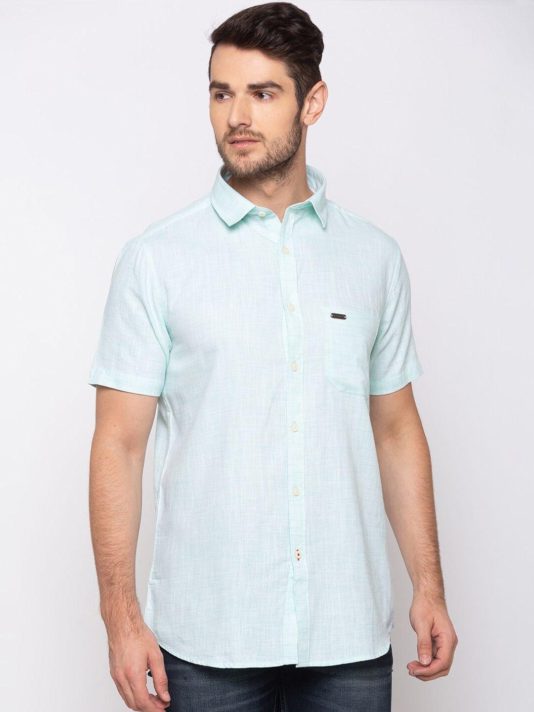 giordano-men-green-slim-fit-solid-casual-shirt