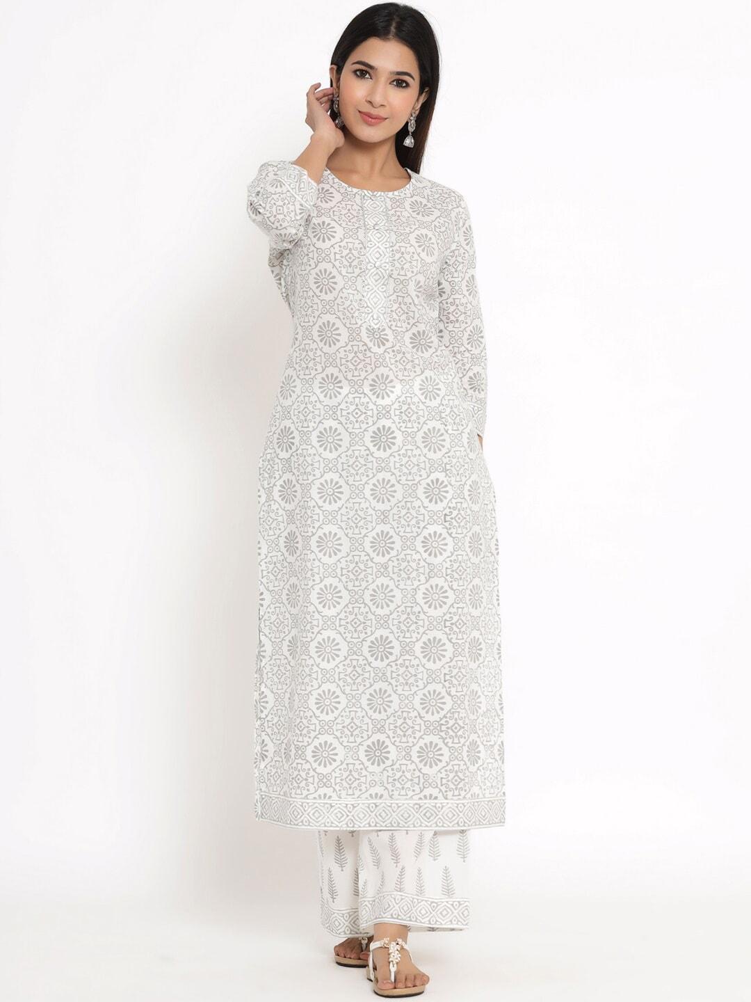 kipek-women-white-ethnic-motifs-pure-cotton-kurta-with-trousers-&-with-dupatta