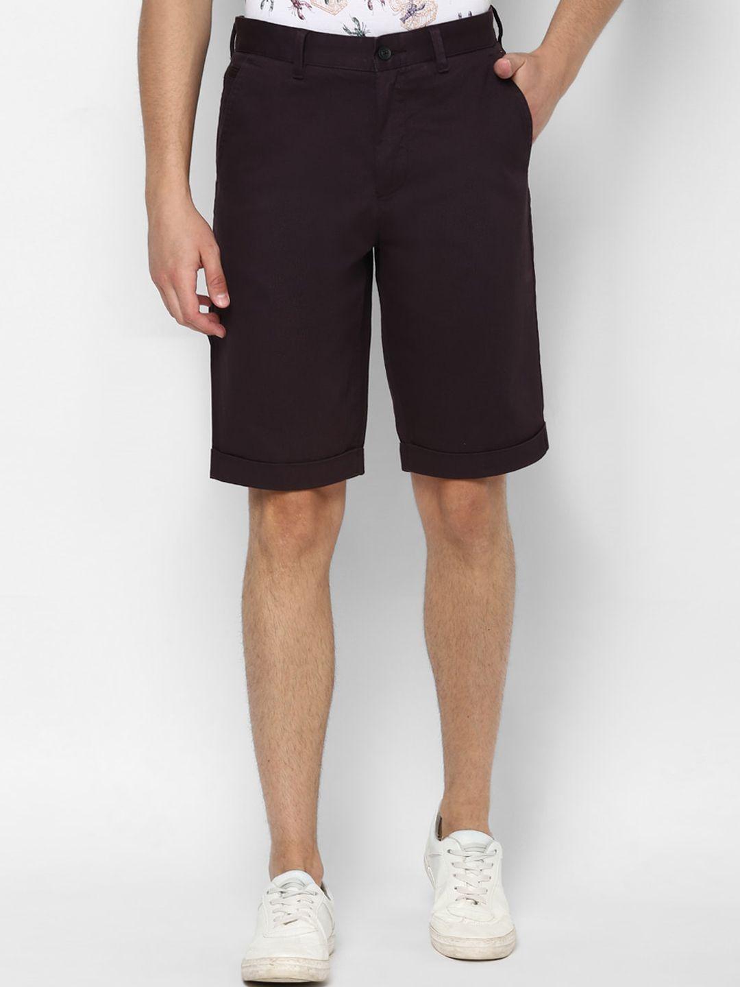 simon-carter-london-men-coffee-brown-solid-regular-fit-shorts