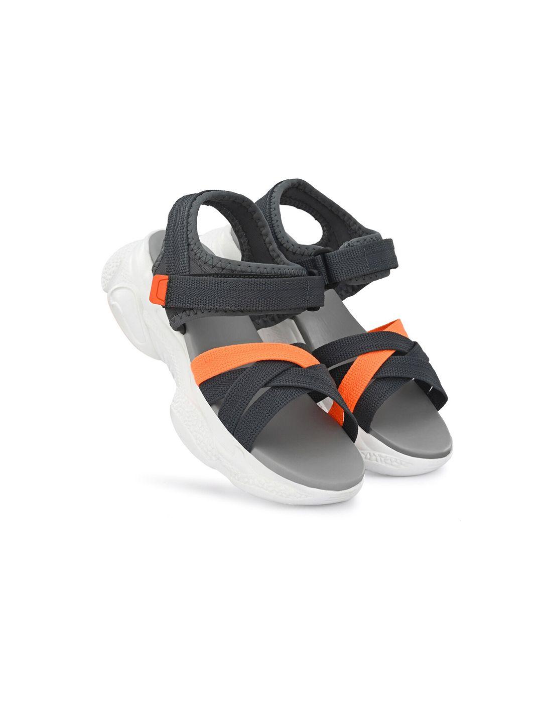 hirolas-women-grey-&-orange-sports-sandals