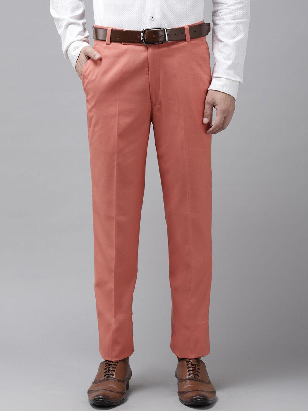 hangup-trend-men-peach-coloured-regular-fit-solid-formal-trousers