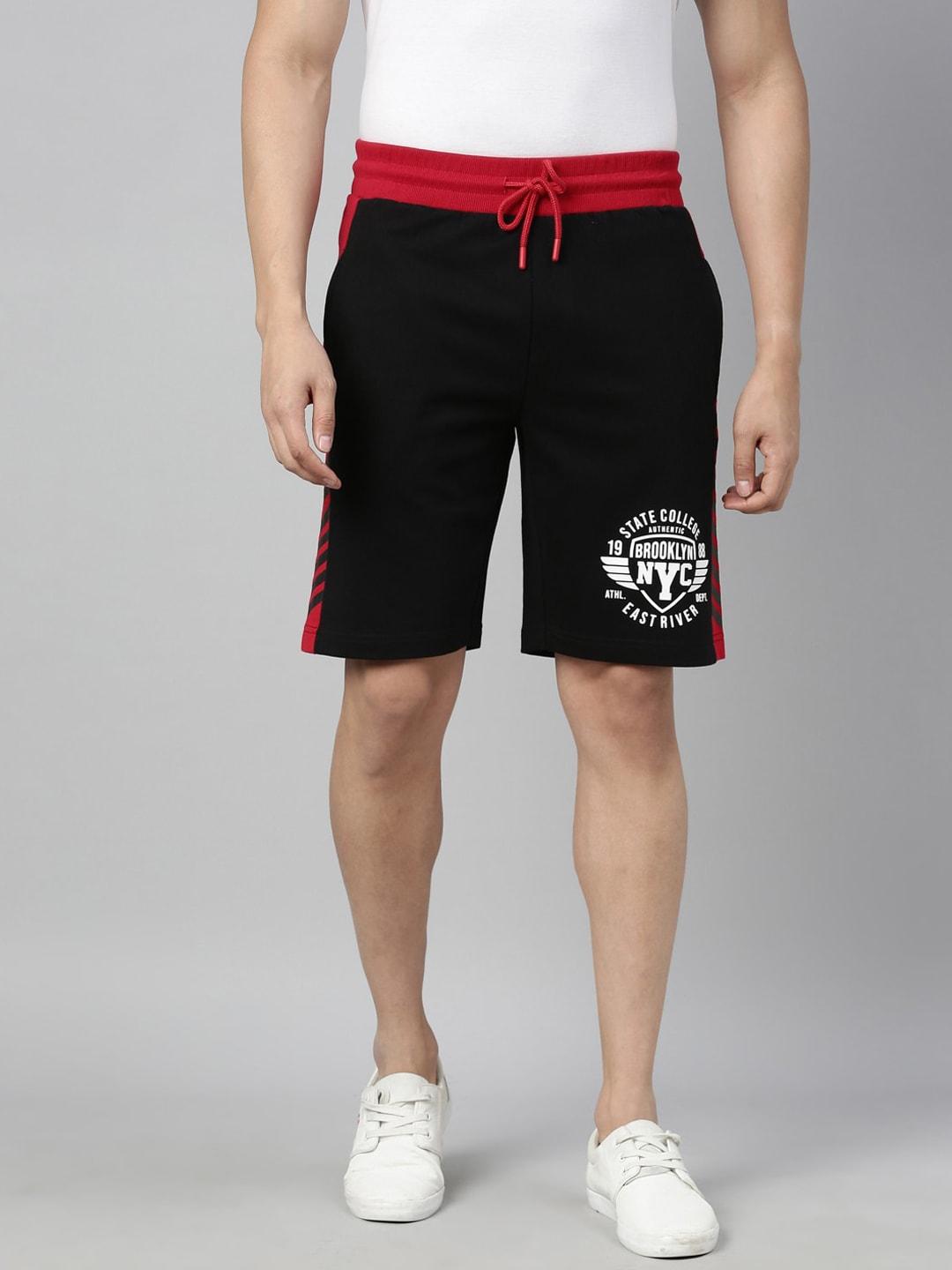 3pin-men-black-colourblocked-regular-fit-regular-shorts