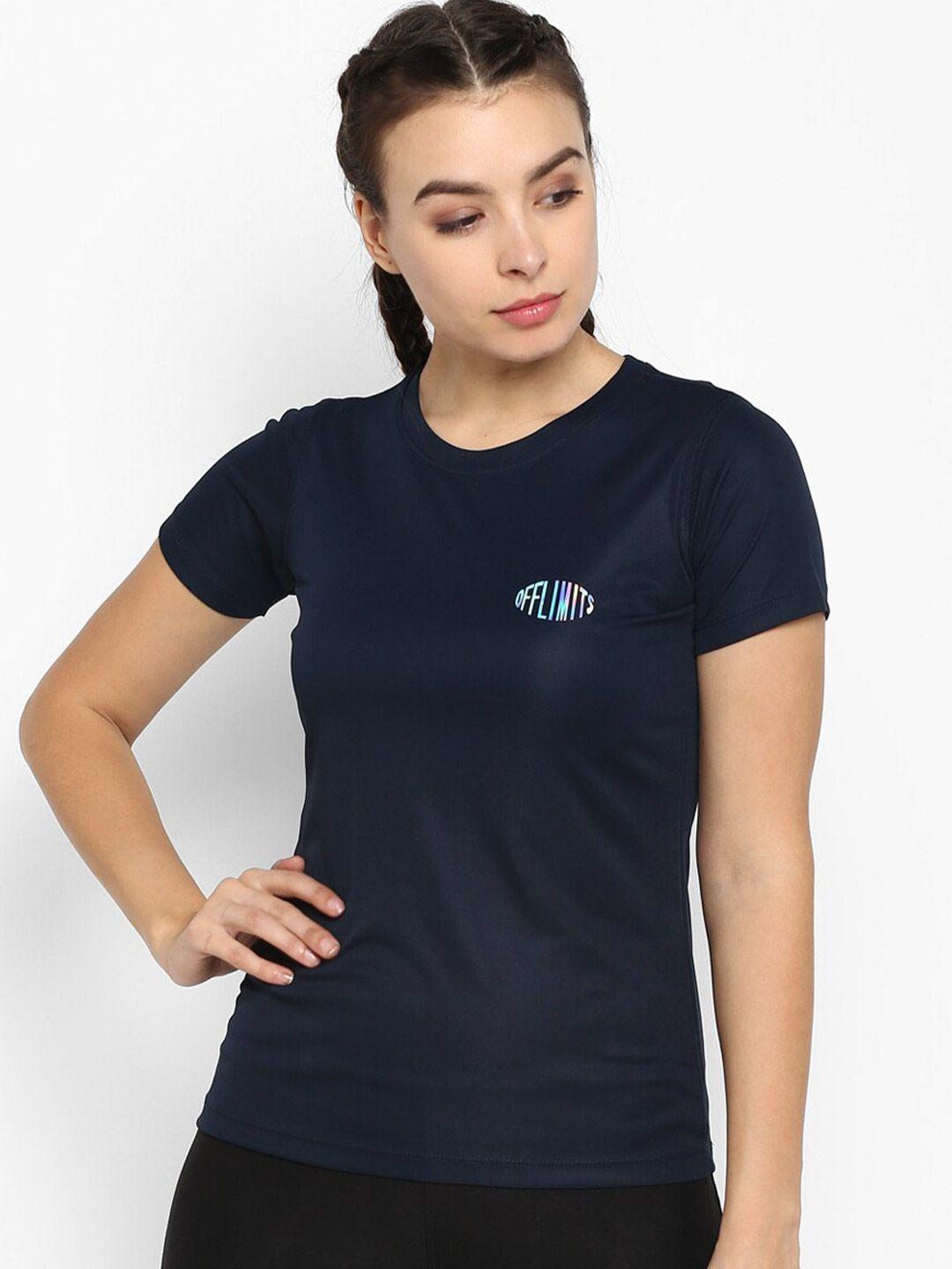 off-limits-women-navy-blue-slim-fit-t-shirt