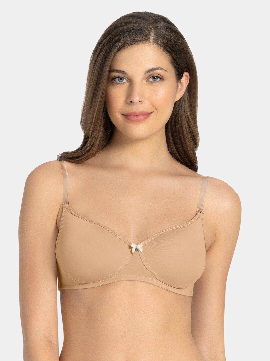 amante-beige-solid-lightly-padded-non-wired-full-coverage-backless-bra---bra78301