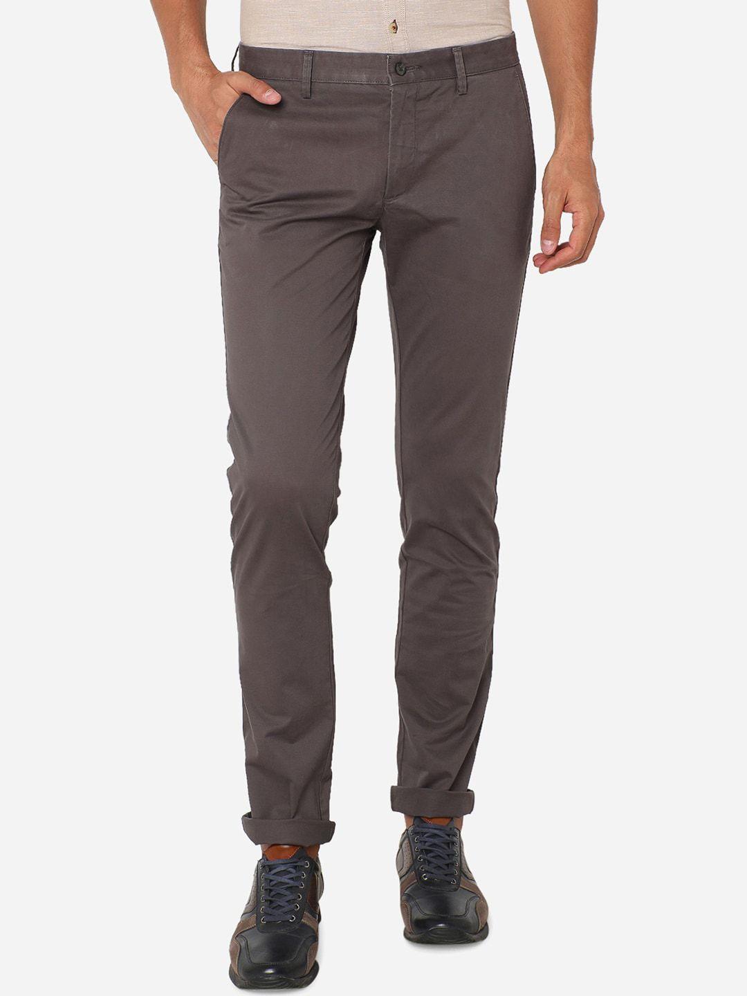 greenfibre-men-grey-slim-fit-regular-trousers