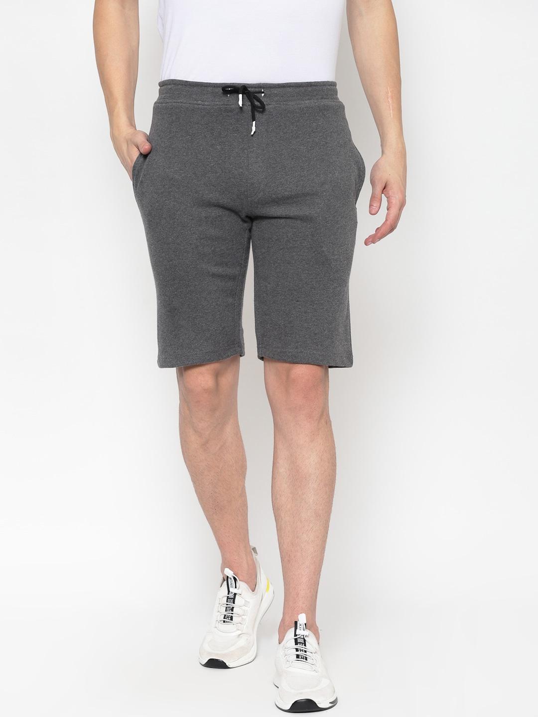 pause-sport-men-grey-melange-slim-fit-mid-rise-sports-shorts